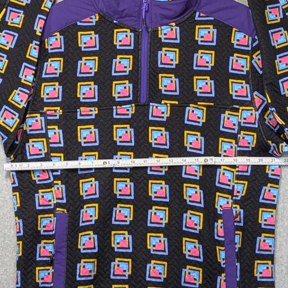 NWT Chubbies Out of the Box Quilted Quarter Zip Pullover Mens M Multicolor - Picture 7 of 11